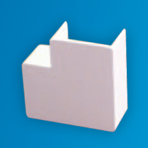 Falcon FFA2 White Mini Trunking Flat Bend 25x16mm
