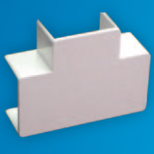 Falcon FFT2 White Mini Trunking Flat Tee 25x16mm