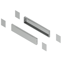 Schneider NSYSPSX3100 PanelSeT Side Plinth Stainless Steel 304L 300x100mm
