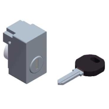 Schneider NSYIN2433A1 Cylindrical Barrel Lock Key 2433A