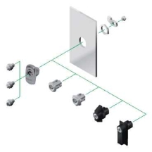 Schneider NSYSTDCSX PanelSeT S3X Enclosure Double Bar Lock 3mm