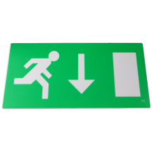 BLE EL-131305-DO Exit Legend Arrow Down Arrow