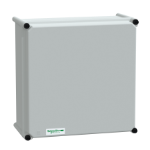 Schneider NSYPLSP3636G PLS Box Polyester Rear Opaque PC Cover IP65 360x360x180mm