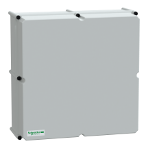 Schneider NSYPLSC5454G PLS Box Polyester Rear Opaque PC Cover IP65 540x540x180mm