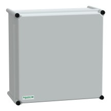 Schneider NSYPLSC3636G PLS Box Polyester Rear Opaque PC Cover IP65 360x360x180mm