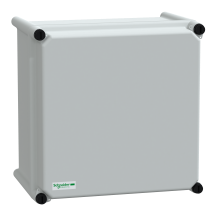 Schneider NSYPLSC2727G PLS Box Polyester Rear Opaque PC Cover IP65 270x270x180mm