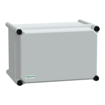 Schneider NSYPLSC1827G PLS Box Polyester Rear Opaque PC Cover IP65 180x270x180mm