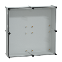 Schneider NSYPLS5454G PLS Box Polyester Rear Clear Cover IP65 540x540x180mm