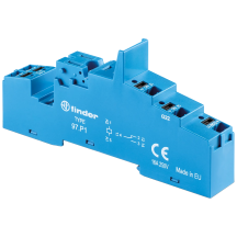 Finder 97.P1SPA Push-In Terminal Socket Blue