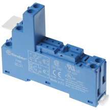Finder 95.03.SPA Terminal DIN PCB Relay Socket Blue 8 Pin