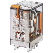 Finder 55.32.8.024.0054 General Purpose PCB Relay 2P 10A 24VAC