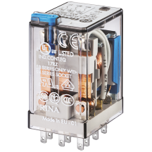 Finder 55.33.9.024.0090 General Purpose Plug in Relay 3P 10A 24VDC