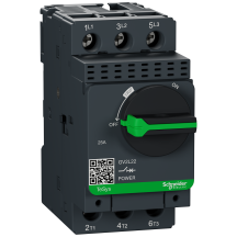 Schneider GV2L22 TeSys GV2 Motor Circuit Breaker 3P 25A 50kA