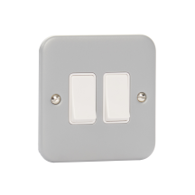 Contac CLA3722 Plate Switch 2G 2Way 10AX