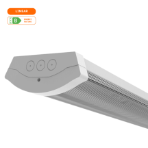 Lumineux 430646 Olton Academic Batten 5ft 24W/43W 4000K White UGR