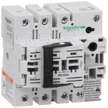 Schneider GS1DD4 TeSys GS Fused Switch Disconnector 32A 3 Pole + N
