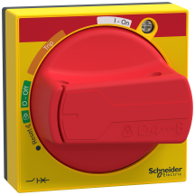 Schneider GVAPR54 TeSys Rotary Handle Red