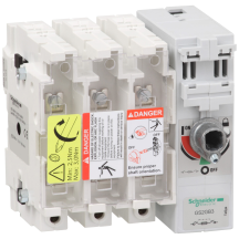 Schneider GS2GB3 TeSys GS Fused Switch Disconnector 63A 3 Pole