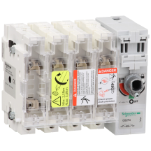 Schneider GS2F4 TeSys GS Fused Switch Disconnector 50A 4 Pole
