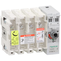 Schneider GS2DB4 TeSys GS BS Fuse Switch Disconnector Body 4P 32A