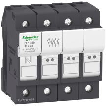 Schneider DF103N TeSys DF Fuse Carrier TP+N 32A 10 x 38