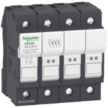 Schneider DF83N TeSys DF Fuse Carrier 3P+N 25A 8.5 x 32