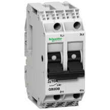 Schneider GB2DB06 TeSys GB2 Thermal Magnetic Circuit Breaker DP 1A 50kA