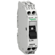 Schneider GB2CD07 TeSys GB2 Thermal Magnetic Circuit Breaker SP+N 2A 15kA