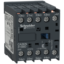 Schneider CA3KN315BD TeSys K Control Relay 3NO + 1NC 24VDC Coil